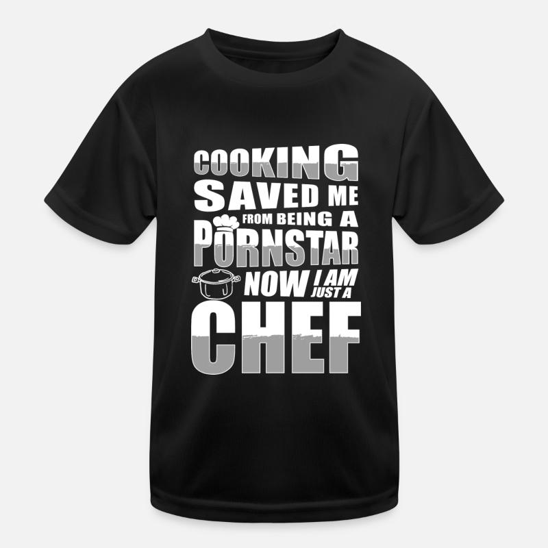 Cooking Gourmet Hobby Chef Gastronomy Kids Functional T-Shirt