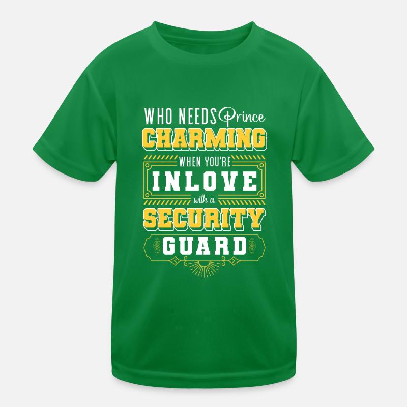 Agent de sécurité du Service de sécurité T-shirt sport Enfant