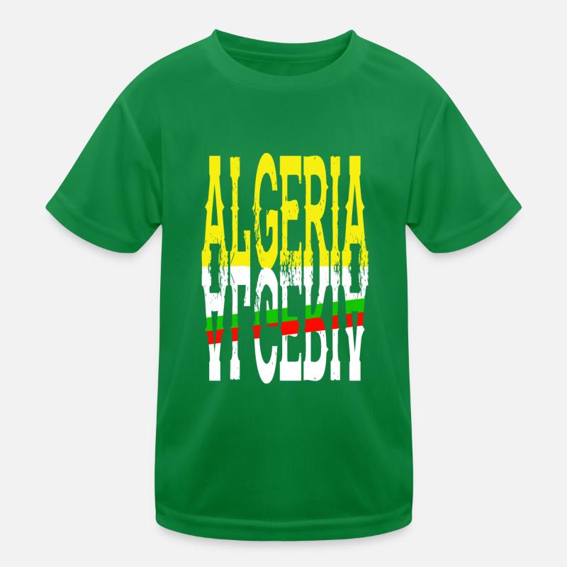 Algeria Kids Functional T-Shirt