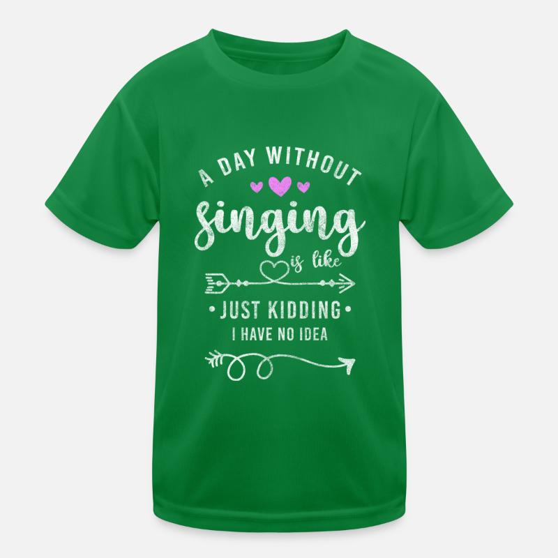 Chanteuse Melody Chant T-shirt sport Enfant