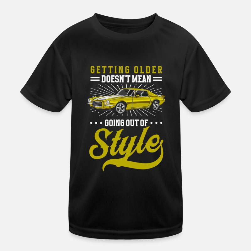 Oldtimer Mécatronique Technicien Ancien T-shirt sport Enfant