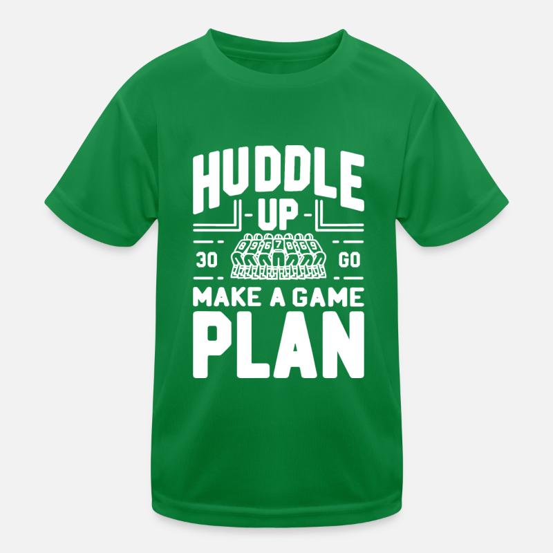 Huddle Up Make a Plan Kids Functional T-Shirt