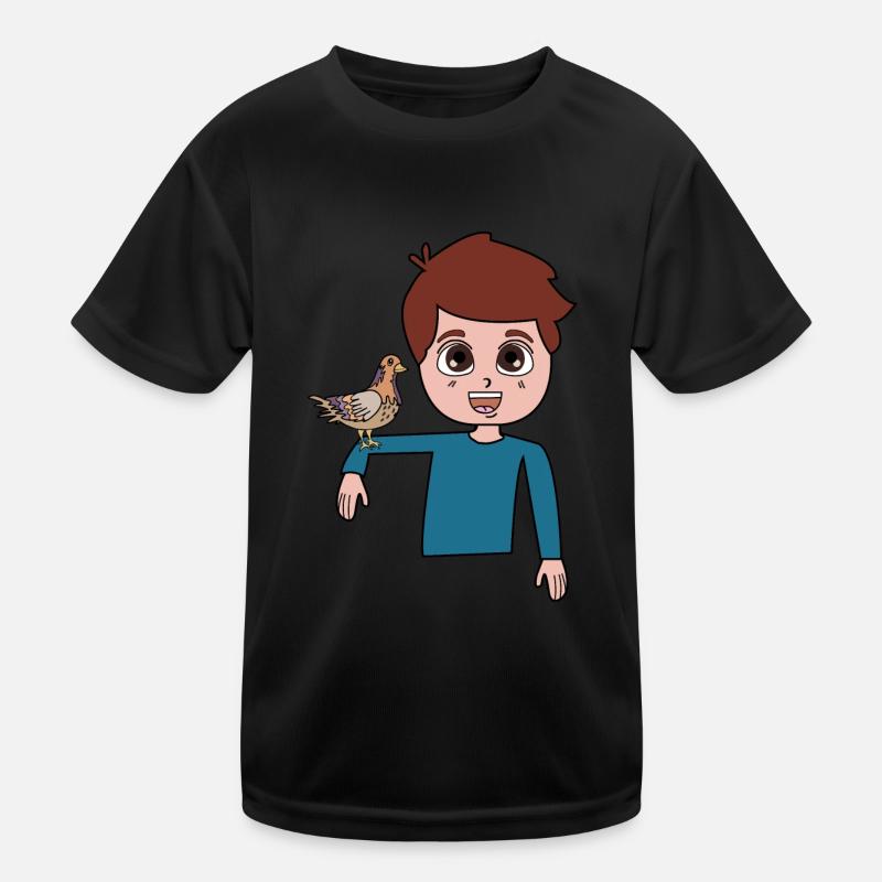 Conception de garçon de pigeon pour les amateurs de pigeons T-shirt sport Enfant