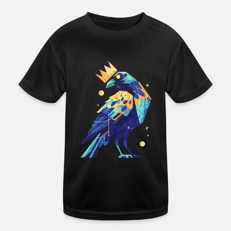 Fabulous Raven Kinder Funktions-T-Shirt