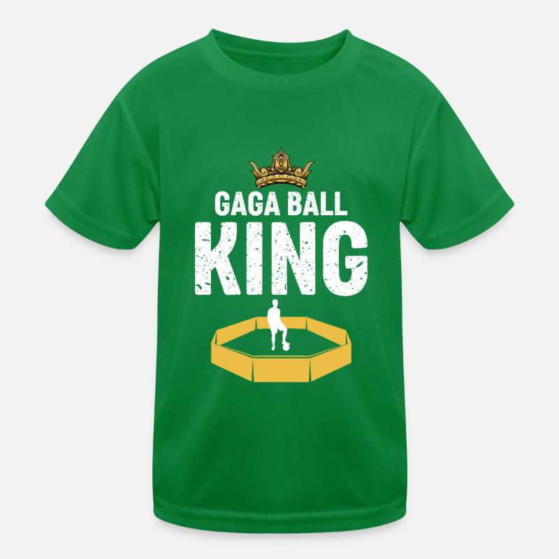 Beanspruchen Sie Ihren Titel Als Gaga-ball-könig Kinder Funktions-T-Shirt
