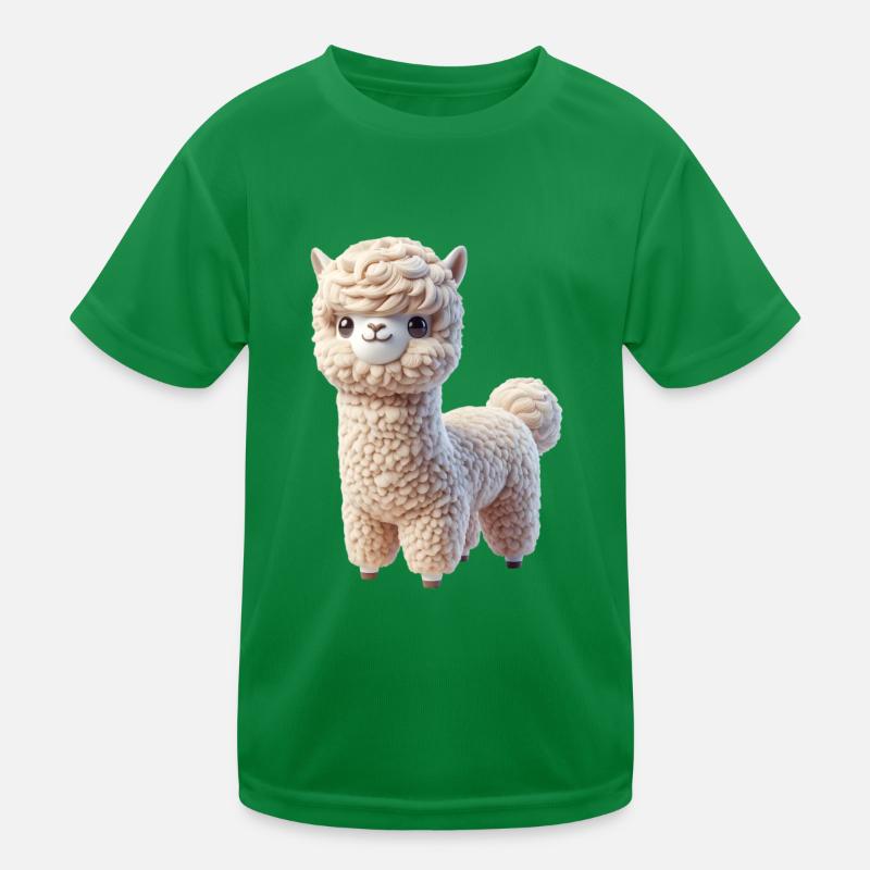 Alpaka 1 Kinder Funktions-T-Shirt