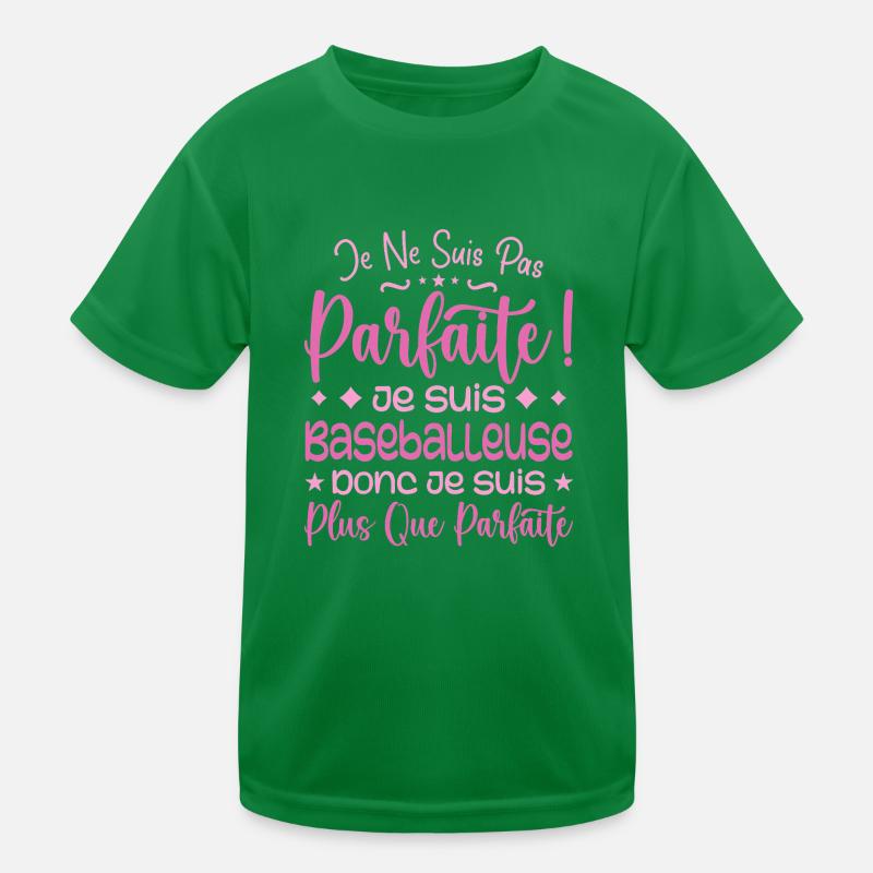 Baseballeuse plus que parfaite, métier de rêve T-shirt sport Enfant