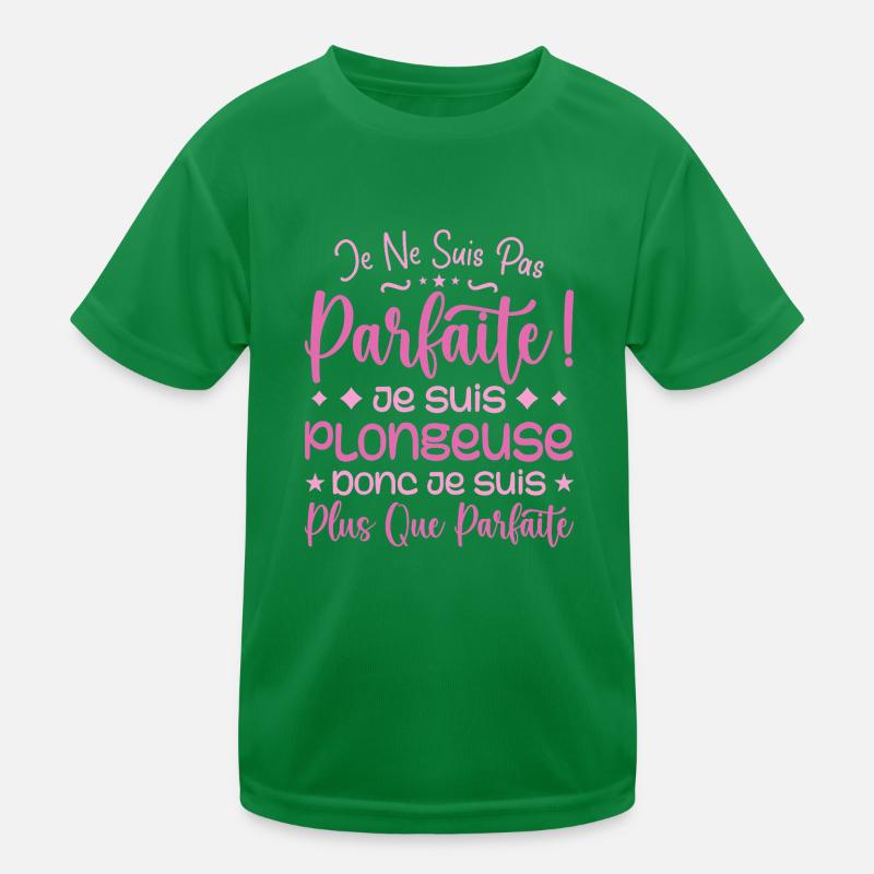 Une Plongeuse plus que parfaite, métier de rêve T-shirt sport Enfant