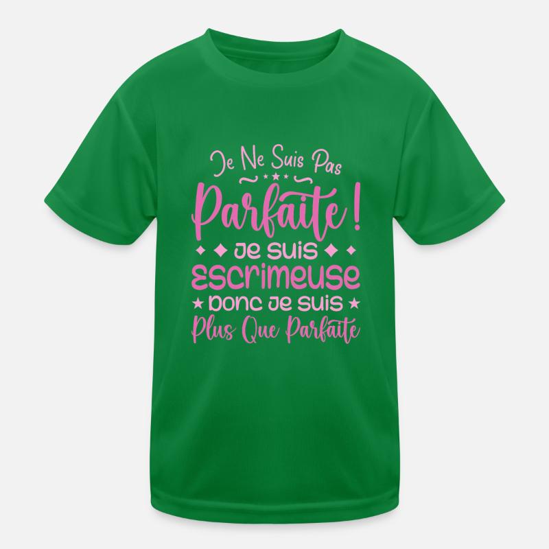 Ein mehr als perfekter Fechter, ein Traumberuf Kinder Funktions-T-Shirt