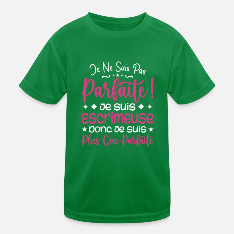 Ein mehr als perfekter Fechter, ein Traumberuf Kinder Funktions-T-Shirt