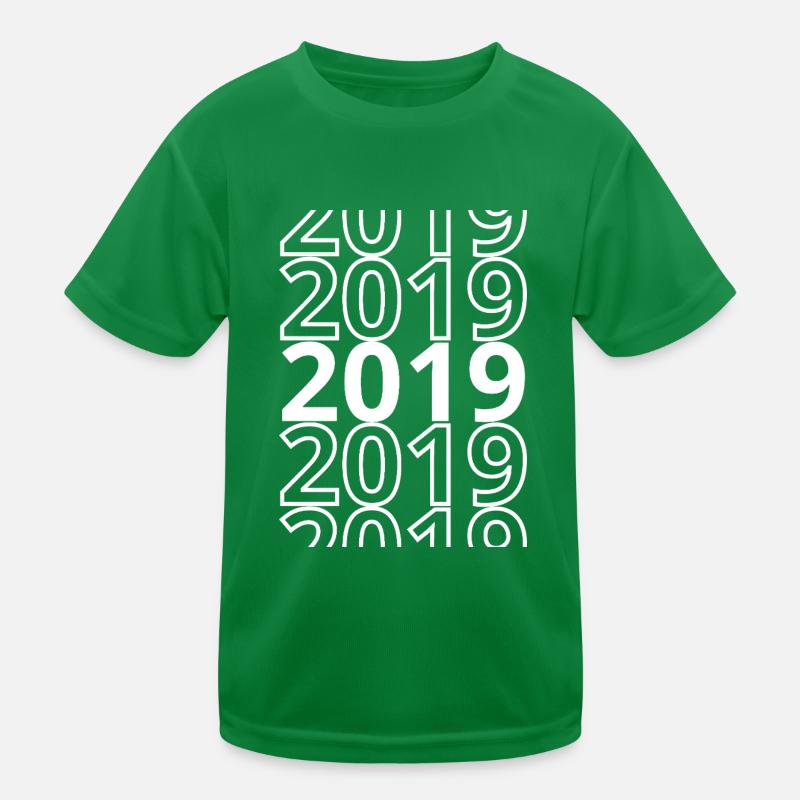 2019 2019 2019 Kinder Funktions-T-Shirt