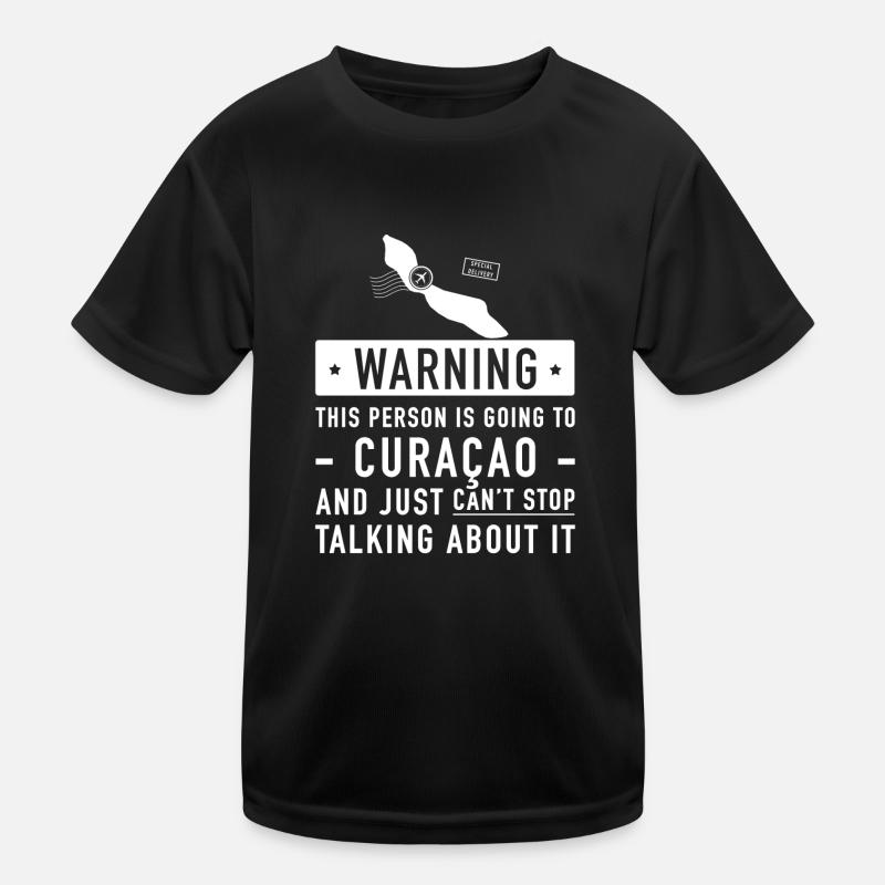 Original Curacao Urlaub Geschenk Kinder Funktions-T-Shirt