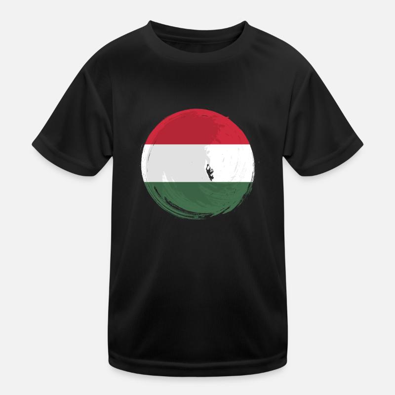 Hongrie Drapeau Hongrois Drapeau Balaton Hongrie T-shirt sport Enfant