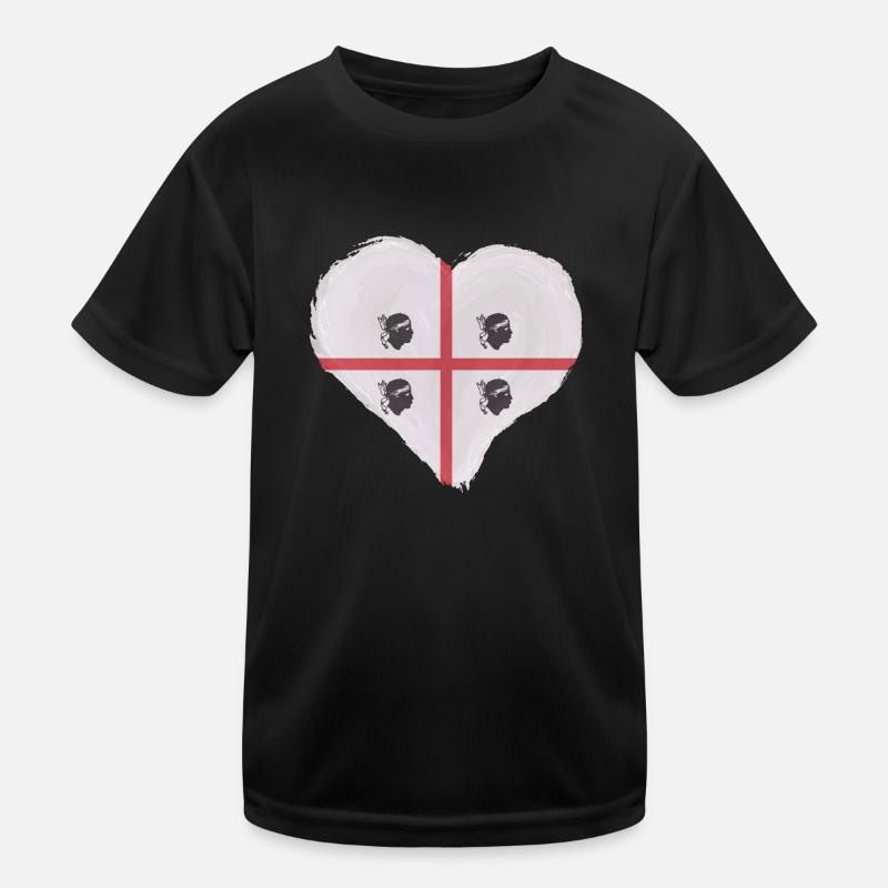 Drapeau de la Sardaigne Drapeau de la Sardaigne Drapeau de la Sardaigne T-shirt sport Enfant