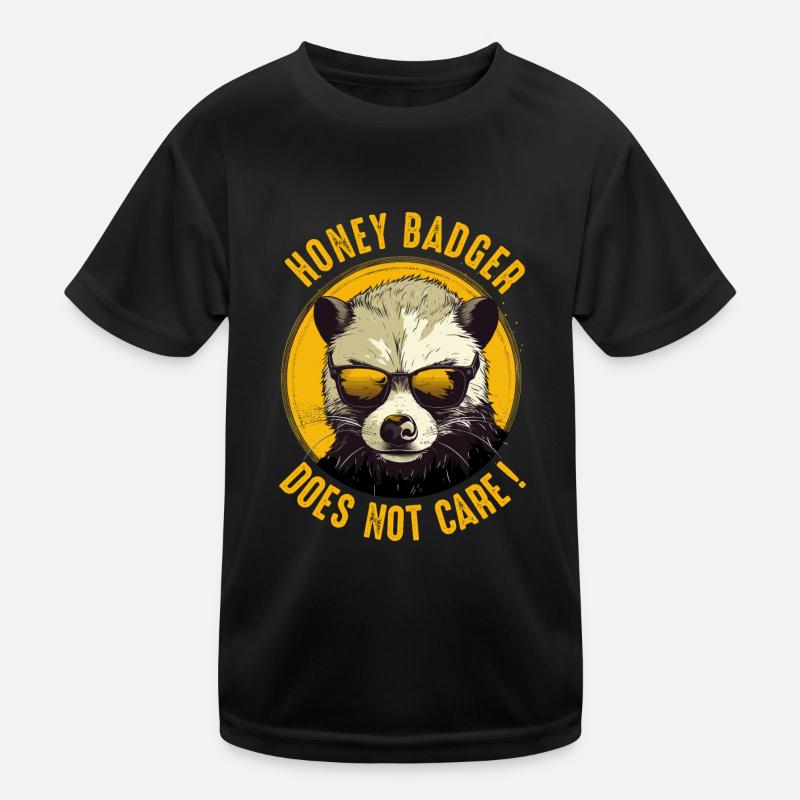 Honey Badger ne s’en soucie pas T-shirt sport Enfant