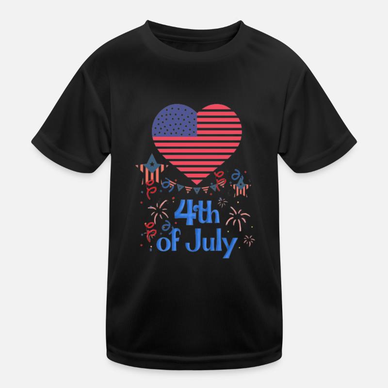 4 juillet T-shirt sport Enfant