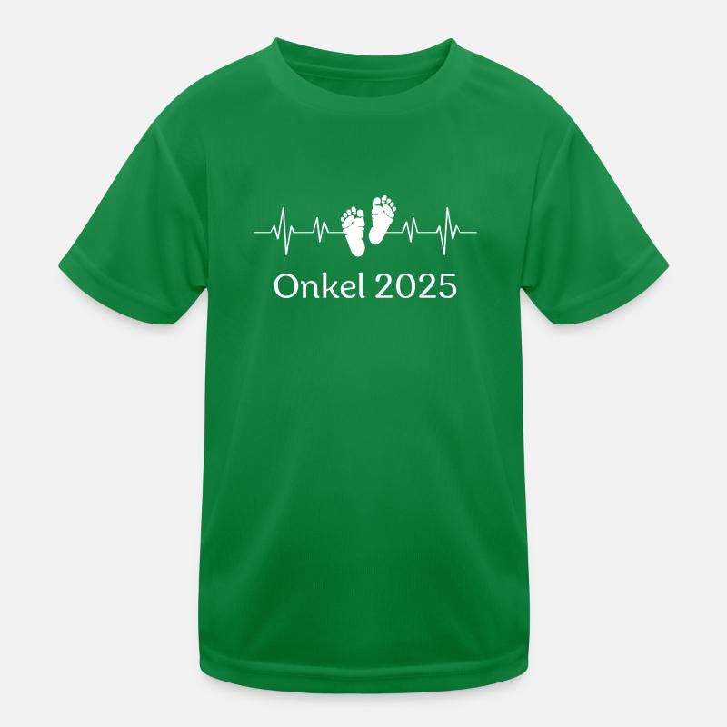 Uncle 2025 Heartbeat Kids Functional T-Shirt