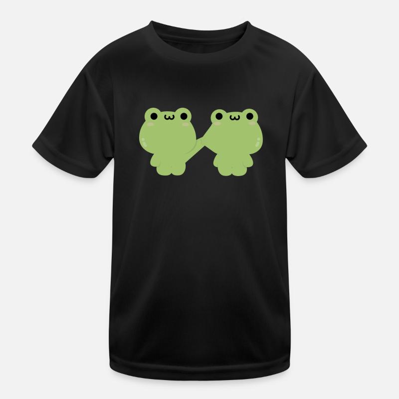 Frosch-Pärchen Kinder Funktions-T-Shirt