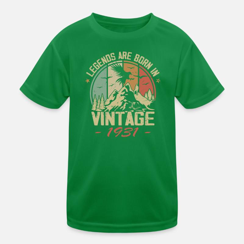 Die Legenden wurden 1931 geboren - 93. Geburtstag Kinder Funktions-T-Shirt