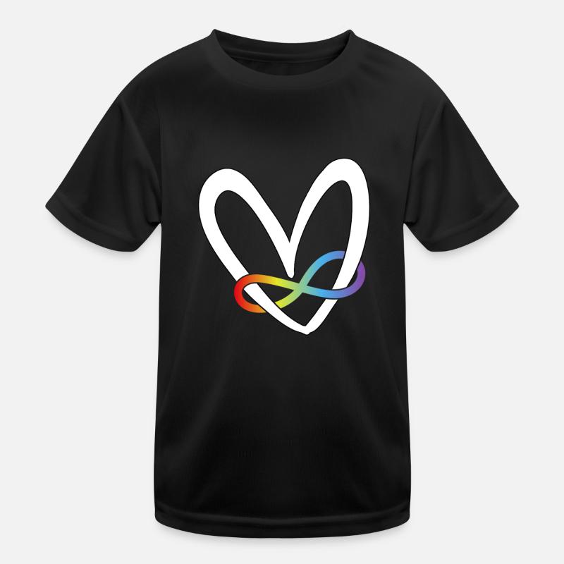 Autismus Herz Kinder Funktions-T-Shirt