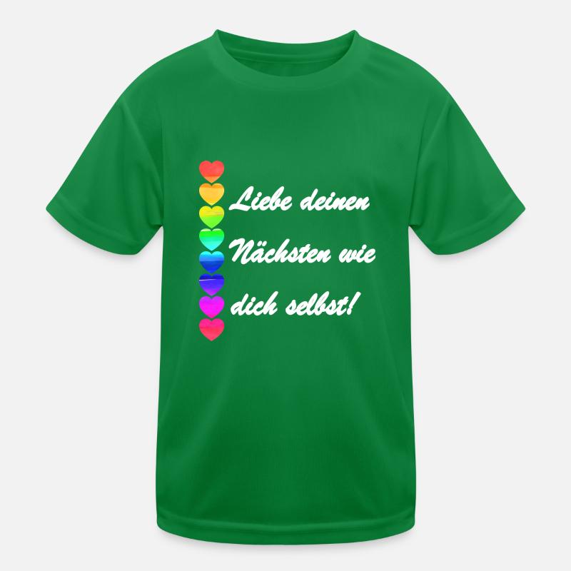 nächstenliebe 3 Kinder Funktions-T-Shirt