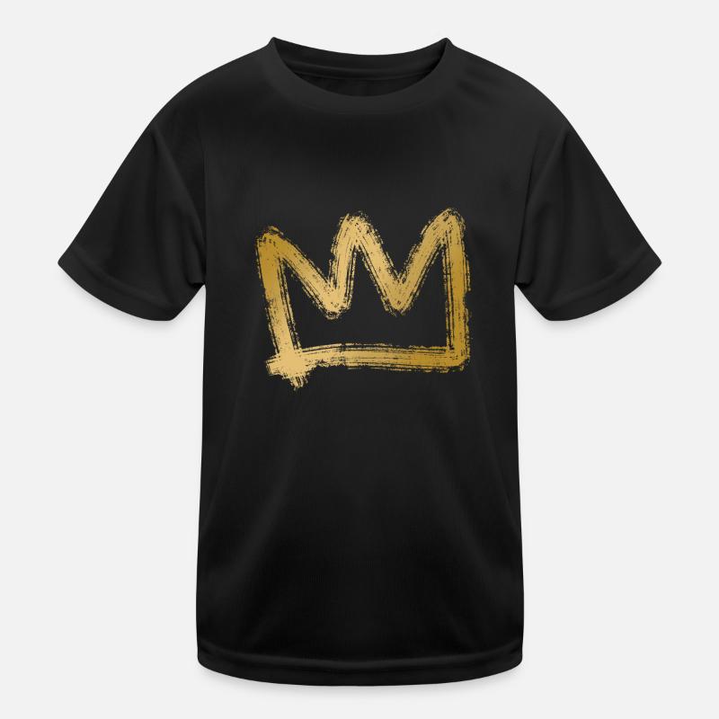 Krone gold Kinder Funktions-T-Shirt