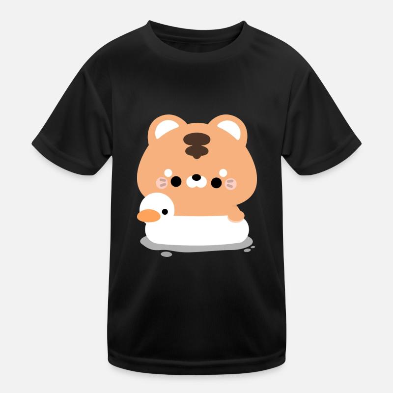 Tiger Swimming Kids Functional T-Shirt