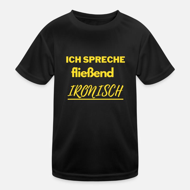 Fließend ironisch Kinder Funktions-T-Shirt