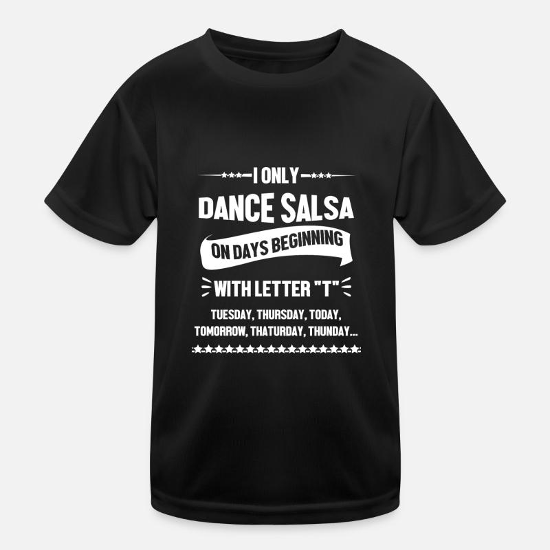Salsa Dancer Dancer Kids Functional T-Shirt