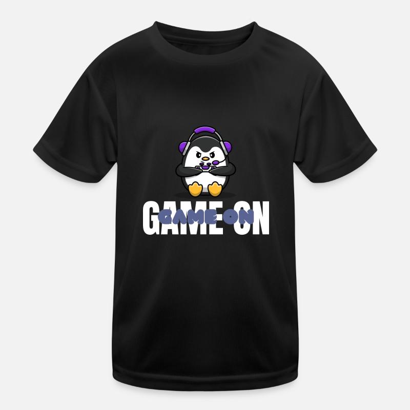 Game On Gaming Gift Kids Functional T-Shirt