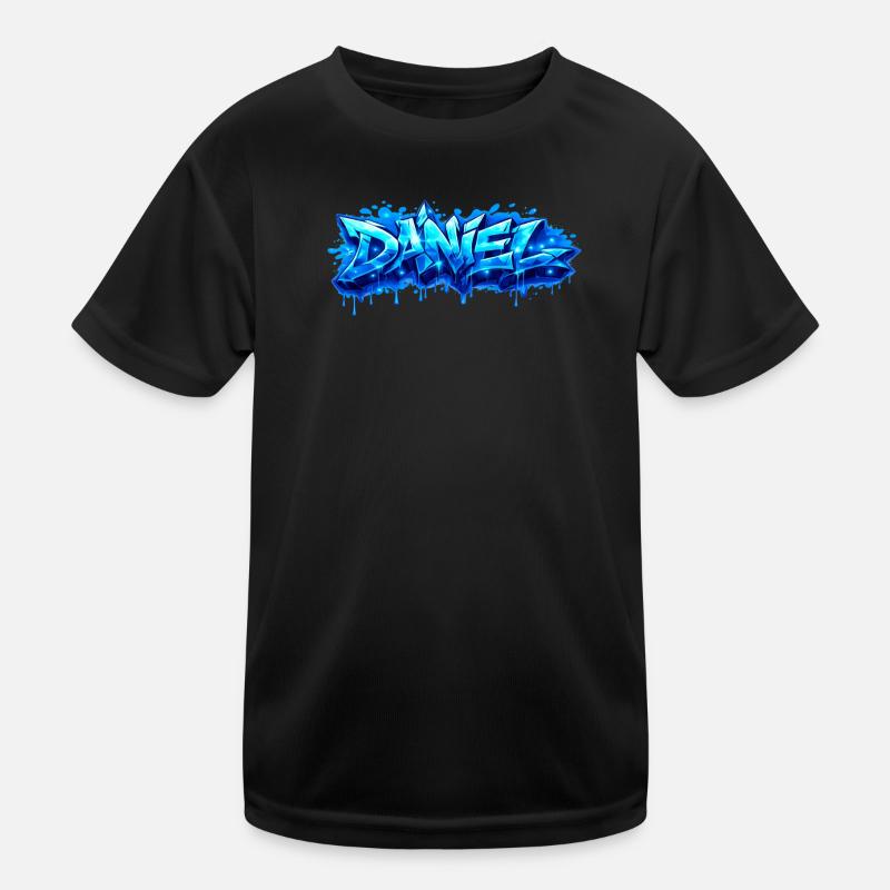 Graffiti DANIEL Name Gift Ideal Printable Kids Functional T-Shirt