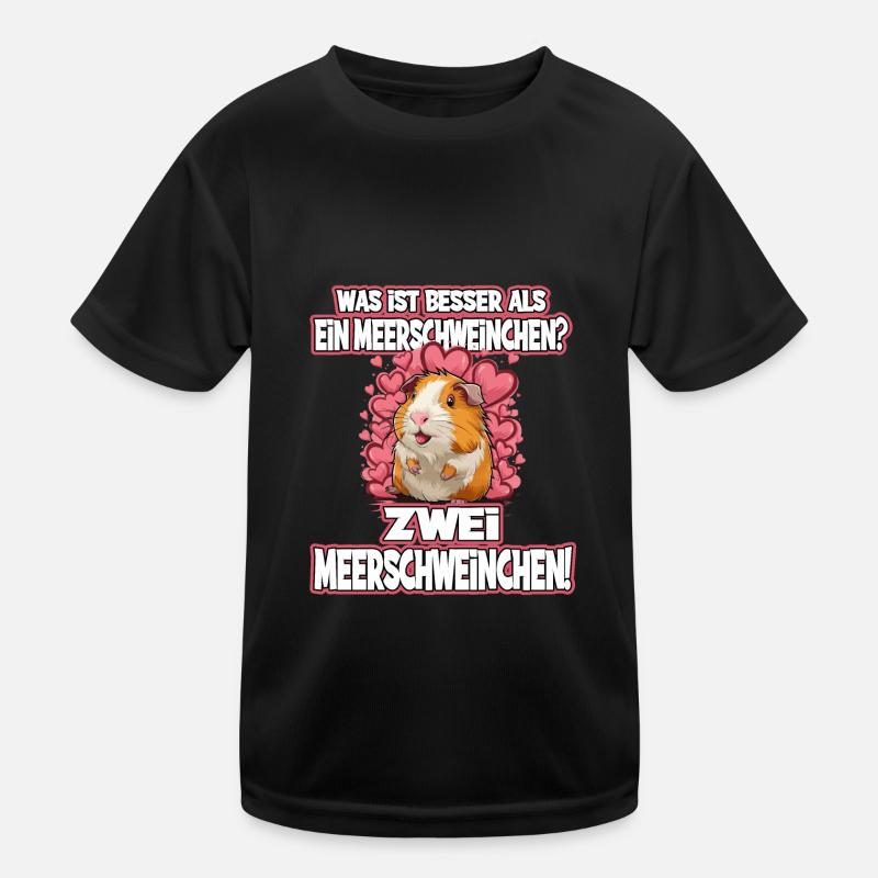 Was ist besser als ein Meerschweinchen Kinder Funktions-T-Shirt