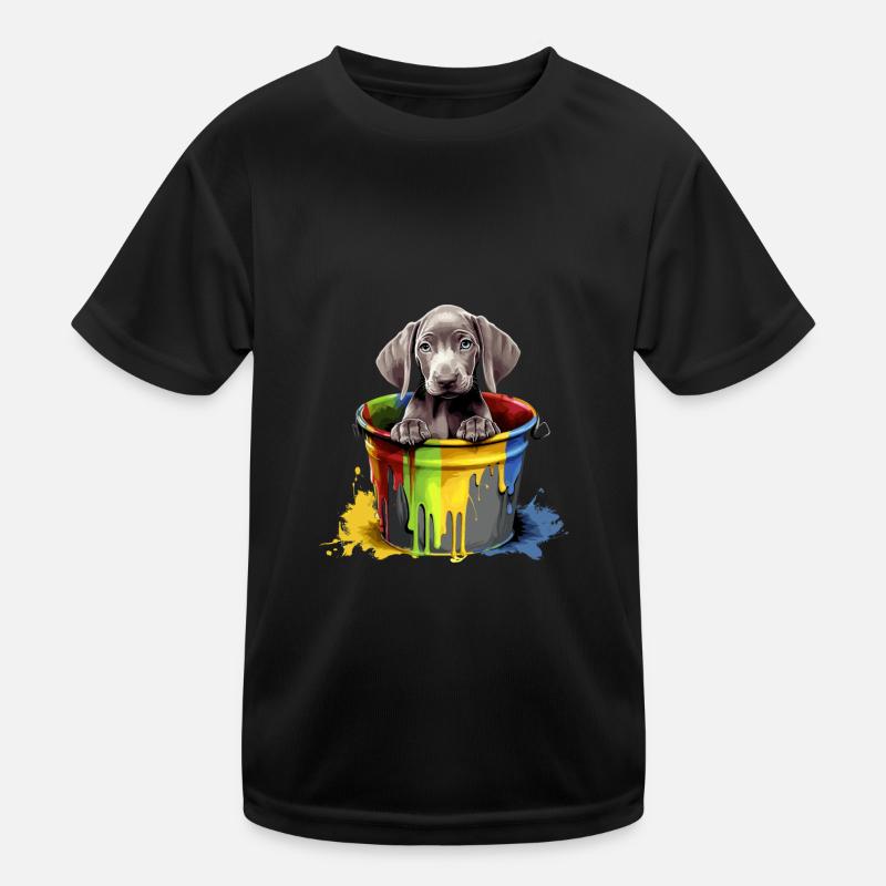 Weimaraner Hund Hunderasse Kinder Funktions-T-Shirt
