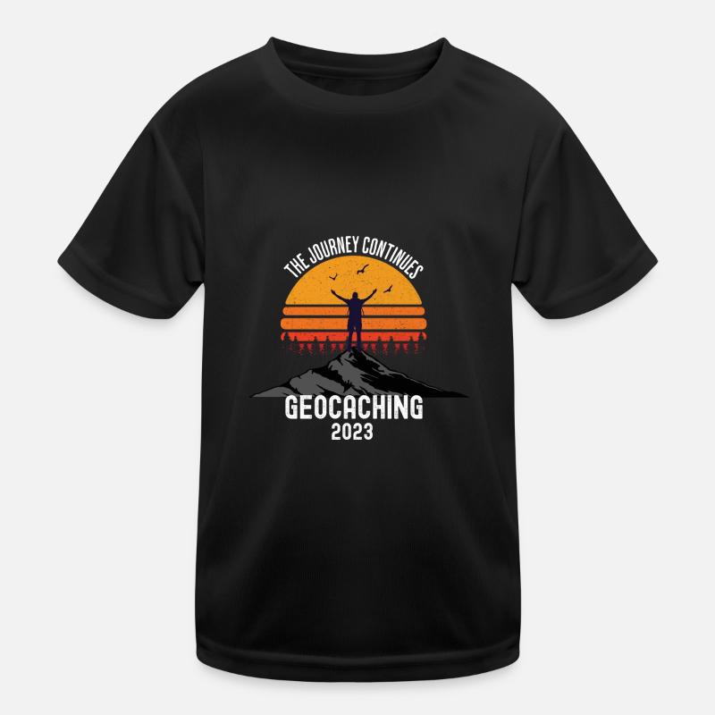 Geocaching - La recherche se poursuit 2023 T-shirt sport Enfant