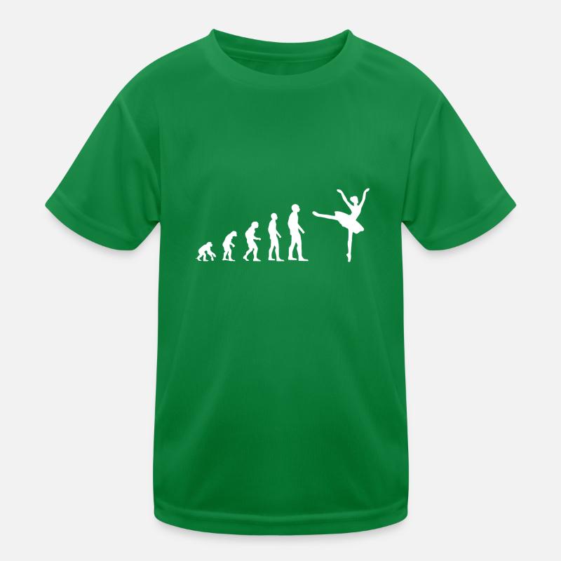 Ballet Ballerina Evolution Kids Functional T-Shirt