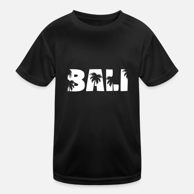 Bali Palmen Kinder Funktions-T-Shirt