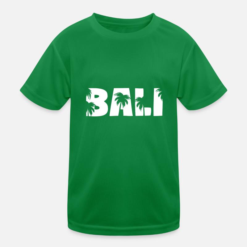 Bali Palm Trees Kids Functional T-Shirt