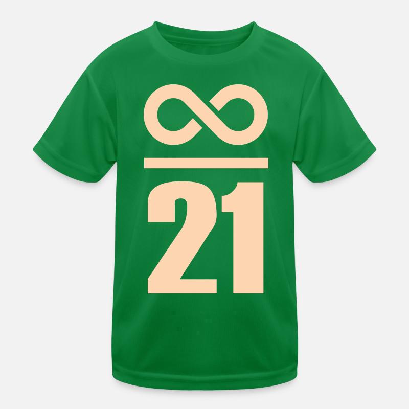Infini par 21 millions de Bitcoin Infinity T-shirt sport Enfant