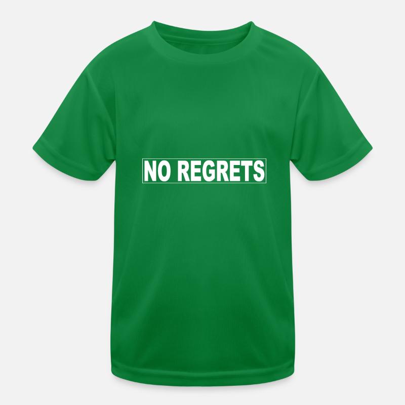 No regrets Kids Functional T-Shirt