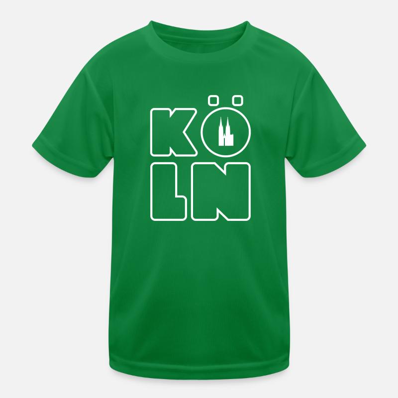Cologne Graphic Carnival Souvenir Carnival Cologne Kids Functional T-Shirt