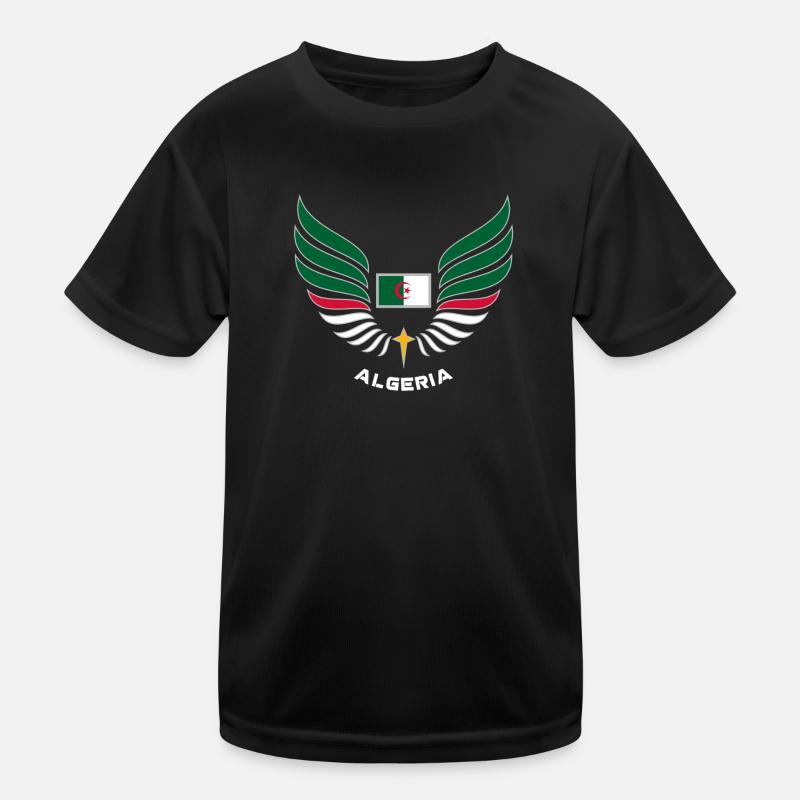 ALGERIA - Drapeau Algérie Pays Sport Wings T-shirt sport Enfant