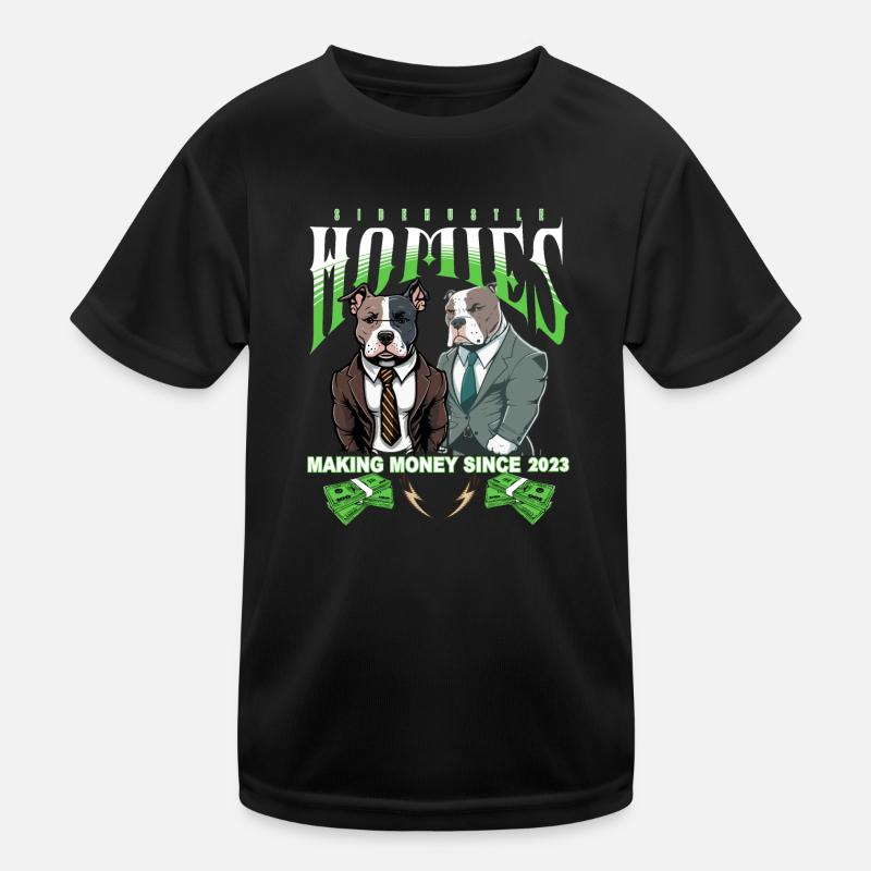 Sidehustle Homies - making money since 2023 Kids Functional T-Shirt