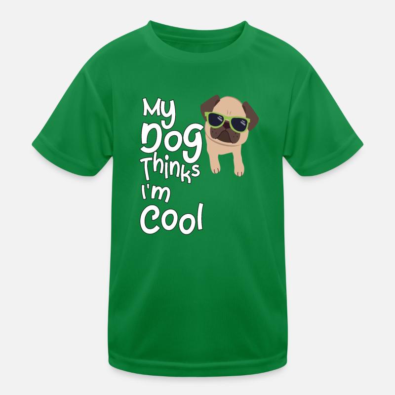 My dog thinks I'm cool Kids Functional T-Shirt
