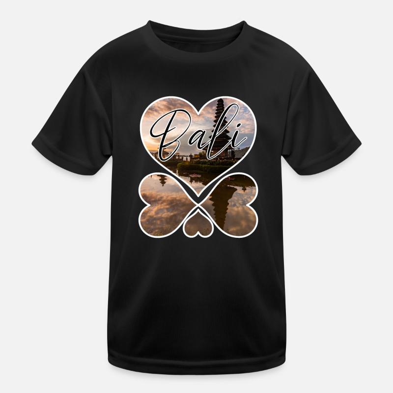 Bali - Indonesien Kinder Funktions-T-Shirt