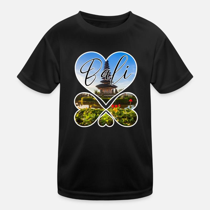 Bali - Indonesien Kinder Funktions-T-Shirt