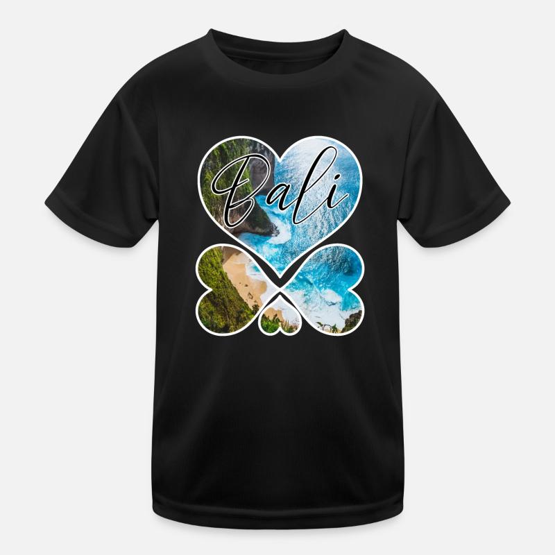 Bali - Indonesien Kinder Funktions-T-Shirt