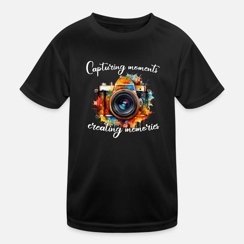 Capturing Moments, creating Memories Kids Functional T-Shirt