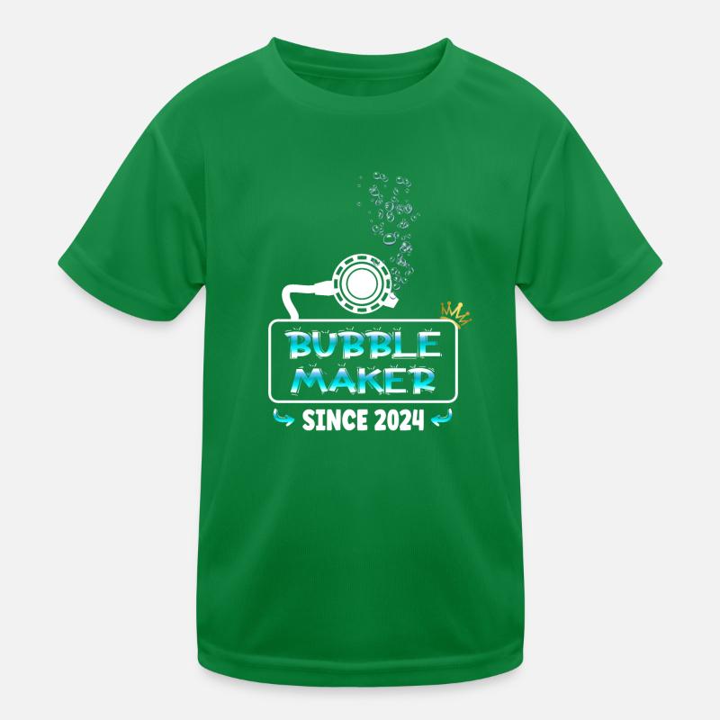 Bubblemaker Scuba Diving since 2024 Kids Functional T-Shirt