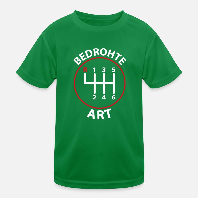 Espèces menacées - Conception de voitures à moteur à combustion interne T-shirt sport Enfant