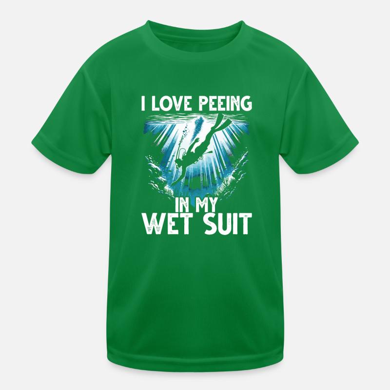 Plongée J’adore faire sur ma combinaison T-shirt sport Enfant